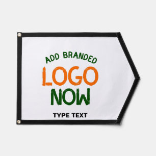 SIMPLE CONTEMPORARY CLEAN WHITE FASHIONABLE CLIENT PENNANT