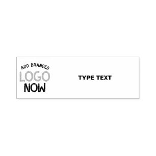 SIMPLE CONTEMPORARY CLEAN WHITE FASHIONABLE CLIENT SELF-INKING STAMP