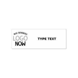 SIMPLE CONTEMPORARY CLEAN WHITE FASHIONABLE CLIENT SELF-INKING STAMP