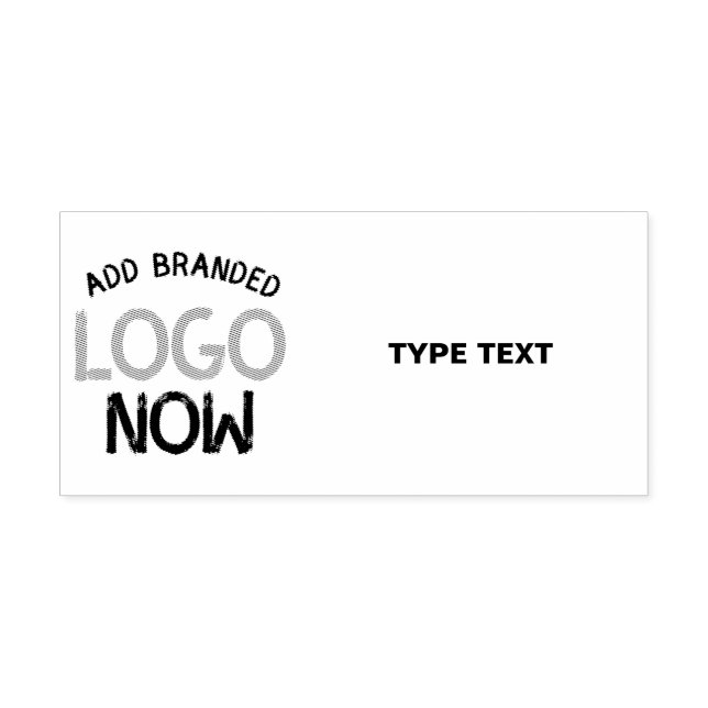 SIMPLE CONTEMPORARY CLEAN WHITE FASHIONABLE CLIENT SELF-INKING STAMP (Design)