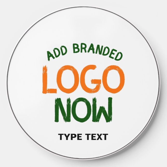 SIMPLE CONTEMPORARY CLEAN WHITE FASHIONABLE CLIENT WIRELESS CHARGER  (Front)