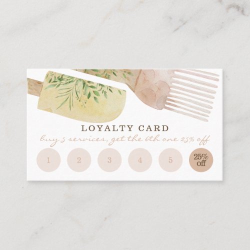 Simple cook Pastry Patisserie Loyalty Bakery Business Card