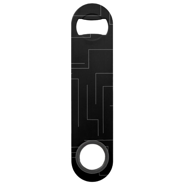 Simple, cool abstract, motion concept line pattern bar key (Back)
