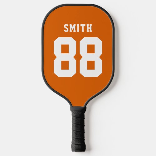 Simple Cool Design Personalized Number and Name Pickleball Paddle