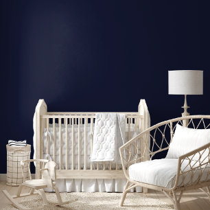 Simple Cool Elegant Dark Navy Blue Wall Home Decor Wallpaper