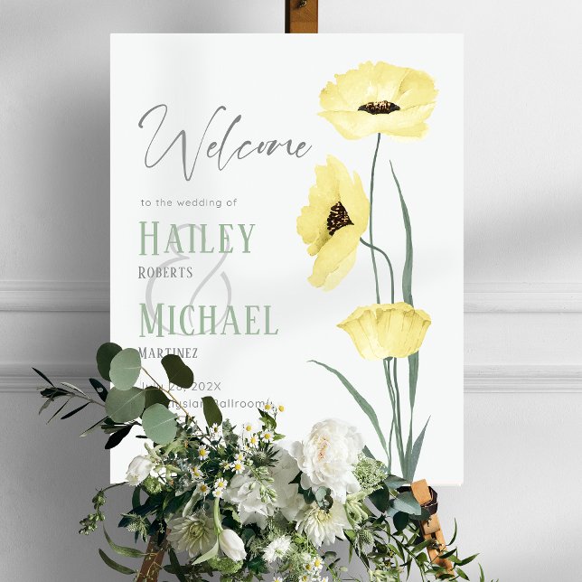 Simple Coral Botanical Poppies Foam Board (Creator Uploaded)