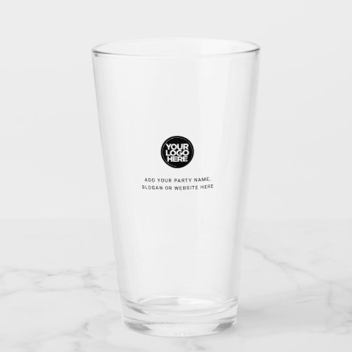 Simple Corporate Business Logo and Text Glass