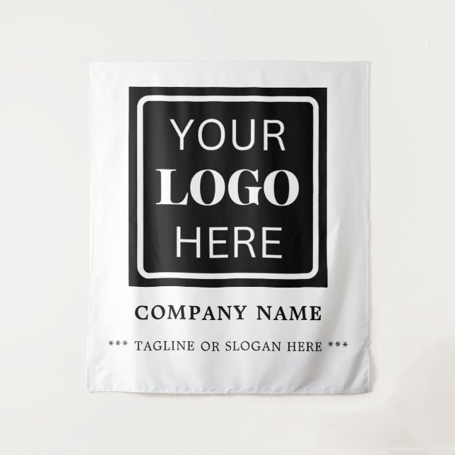 Simple Corporate Logo Modern Event Backdrop (Front)