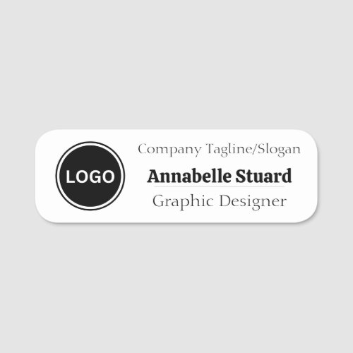 Simple Corporate Modern Classy Employee Name tag