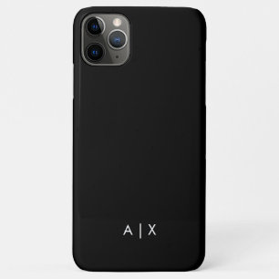 Simple Couple Name monogrammed iPhone 11 Pro Max Case