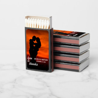 Simple couple Photo Matchboxes