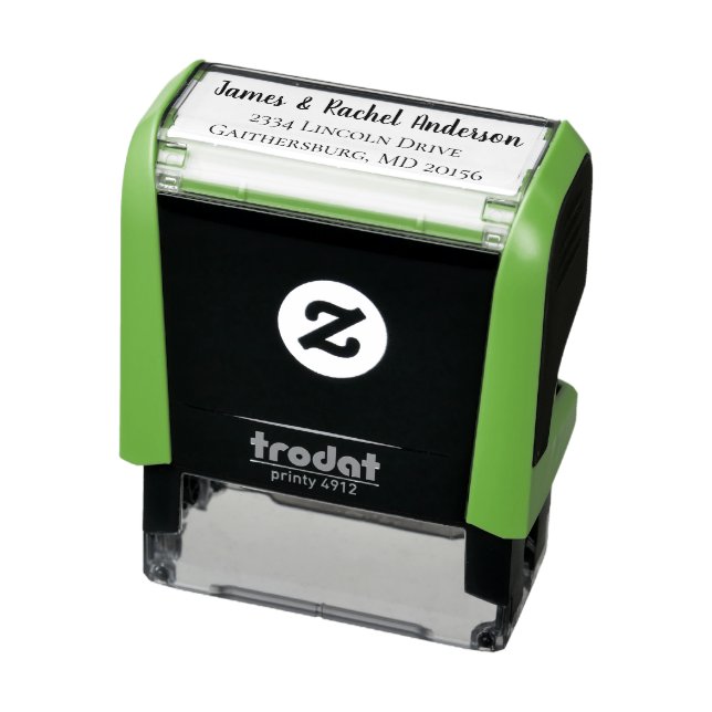Simple Couples Personalized Return Address Self-inking Stamp (Product)