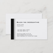 Simple CPA Accountant Business Cards (Front/Back)