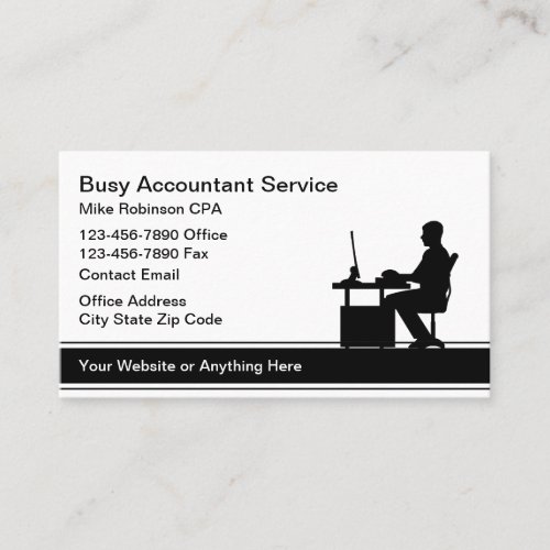Simple CPA Business Card Design New