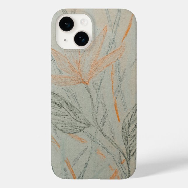 Simple crayon's elegant art Case-Mate iPhone case (Back)