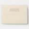 Simple Cream Retro Typewriter Font Return Address