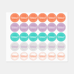 Simple Create Your Own Kids Waterproof Kids' Labels