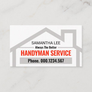 Simple Creative Grey Rooftop Building Placard  Business Card