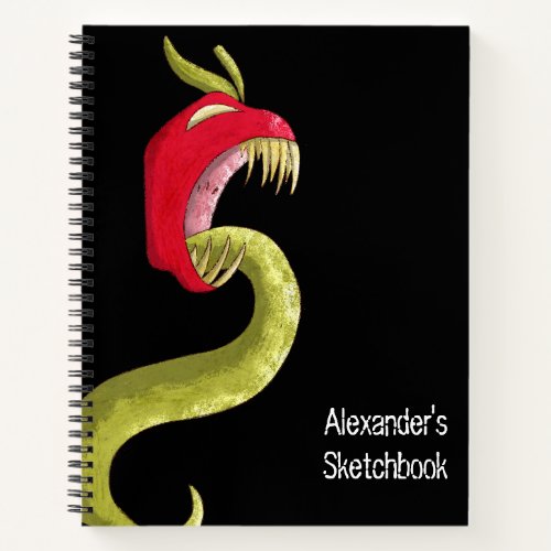 Simple Creepy Monster Food Notebook