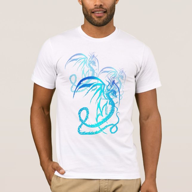 Simple Critters-Electric Dragon T-Shirt (Front)