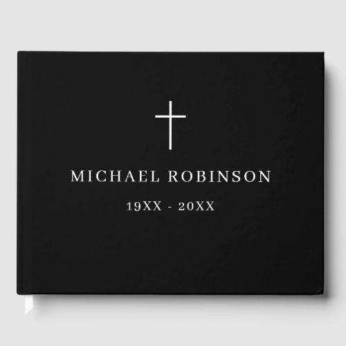 Simple Cross Celebration of Life Funeral Memorial 