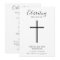 Simple Cross Celebration of Life Order of Service