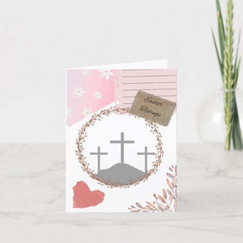 simple crucifixion Easter card
