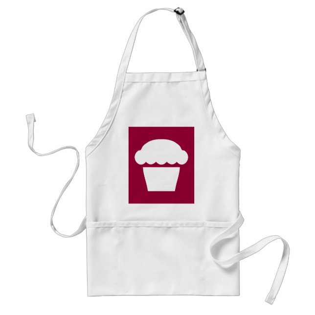 simple cupcake / muffin adult apron (Front)