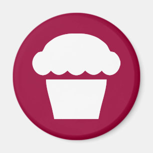 simple cupcake / muffin magnet