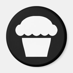 simple cupcake / muffin magnet
