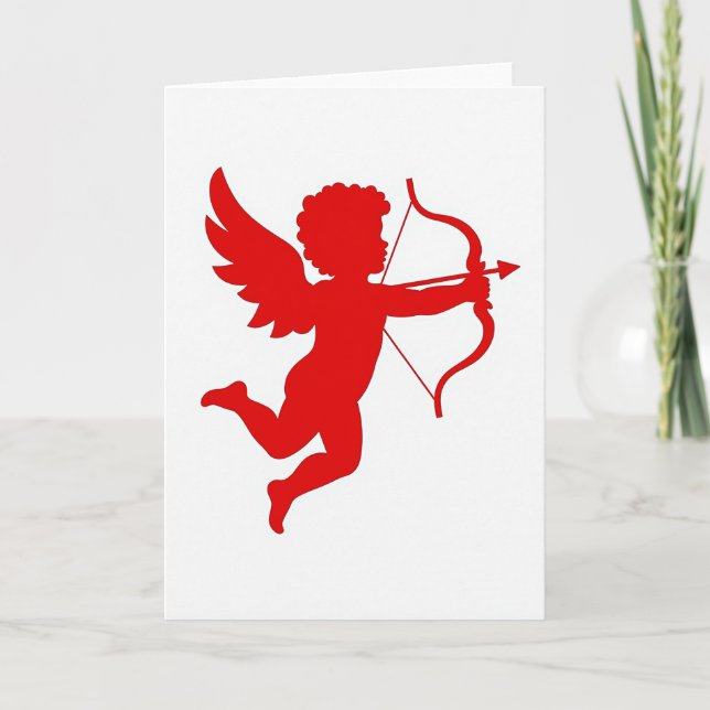 Simple Cupid Love Card (Front)