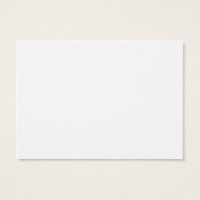 White Plain Simple Custom Earring Card