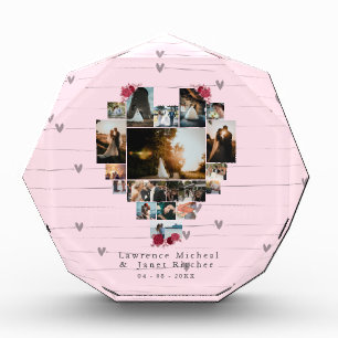 Simple custom 18 heart Shaped Photo gifts gf bf