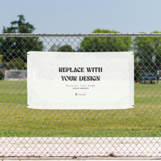 Simple Custom 1.6' x 3' Vinyl Banner