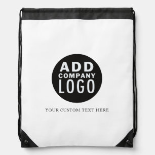 Simple Custom Add A Logo Drawstring Bag