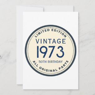 SIMPLE CUSTOM BIRTHDAY  INVITATION