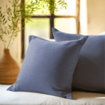 Simple Custom Blue Nova Background Throw Pillow<br><div class="desc">Discover Blue Nova,  the Color of the Year 2024. This captivating shade of blue,  complemented by a hint of gray,  creates a serene yet sophisticated atmosphere,  making it the perfect choice for any space. Embrace the calming elegance of Blue Nova and transform your surroundings.</div>