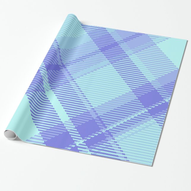 Simple Custom Branded Herringbone Wrapping Paper (Unrolled)