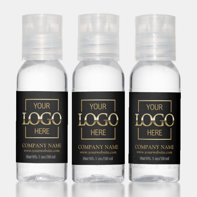 Simple Custom Business Company Logo Promotional Hand Sanitizer (Set)