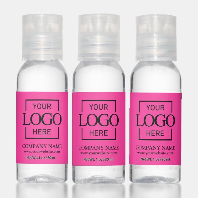 Simple Custom Business Company Logo Promotional Hand Sanitizer (Set)