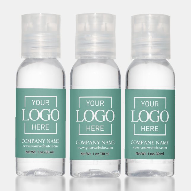 Simple Custom Business Company Logo Promotional Hand Sanitizer (Set)