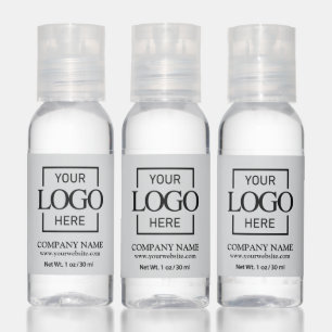 Simple Custom Business Company Logo Promotional Hand Sanitizer