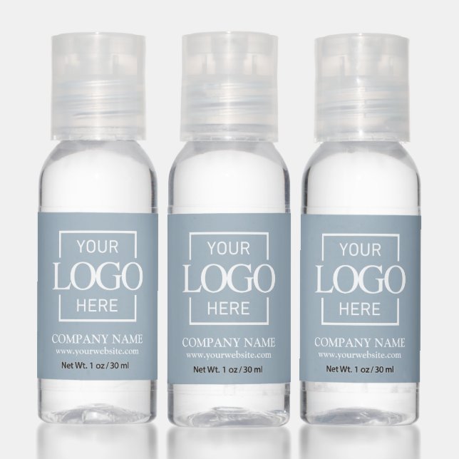 Simple Custom Business Company Logo Promotional Hand Sanitizer (Set)