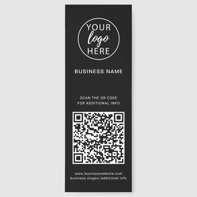 Simple Custom Business Logo  Bookmarks (Front)