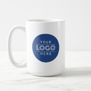 Simple Custom Business Logo Branded Coffee Mug