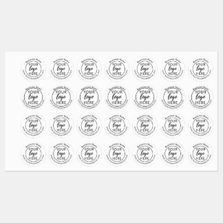Simple Custom Business Logo Iron On Labels