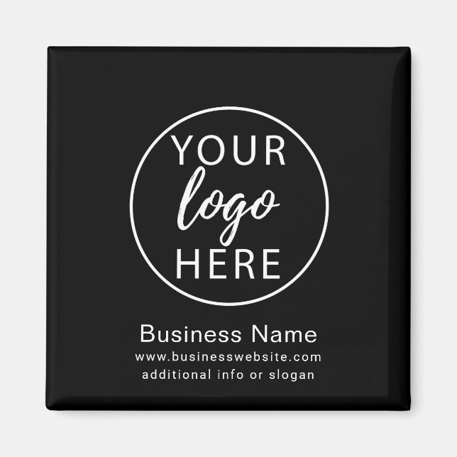Simple Custom Business Logo Magnet (Front)