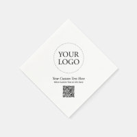 Simple Custom Business Logo QR Code Promotional