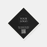 Simple Custom Business Logo QR Code Promotional