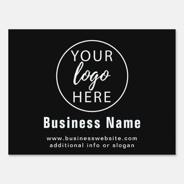 Simple Custom Business Logo Sign (Front)